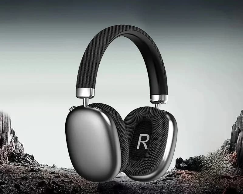 אוזניות Bluetooth קשת עם כפתור סיבוב, רדיו FM וחיי סוללה ארוכים