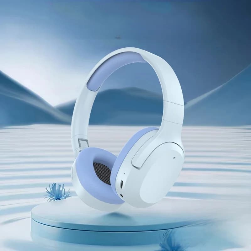 אוזניות Bluetooth מעל האוזן עם בס, AUX ותמיכה בכרטיס TF