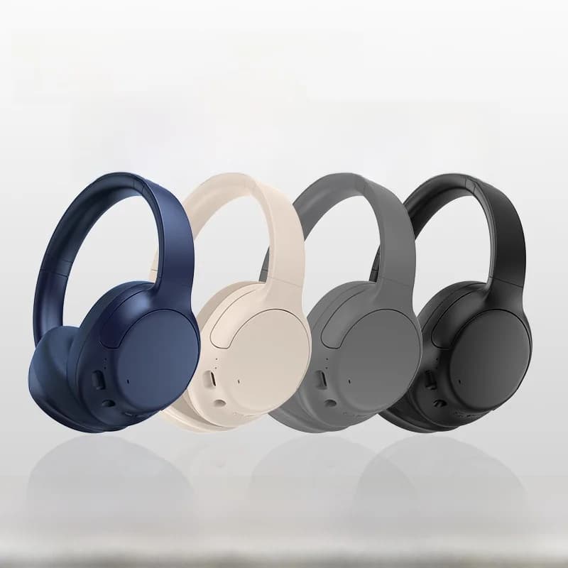 אוזניות אלחוטיות Bluetooth מעל האוזן עם ביטול רעשים אקטיבי