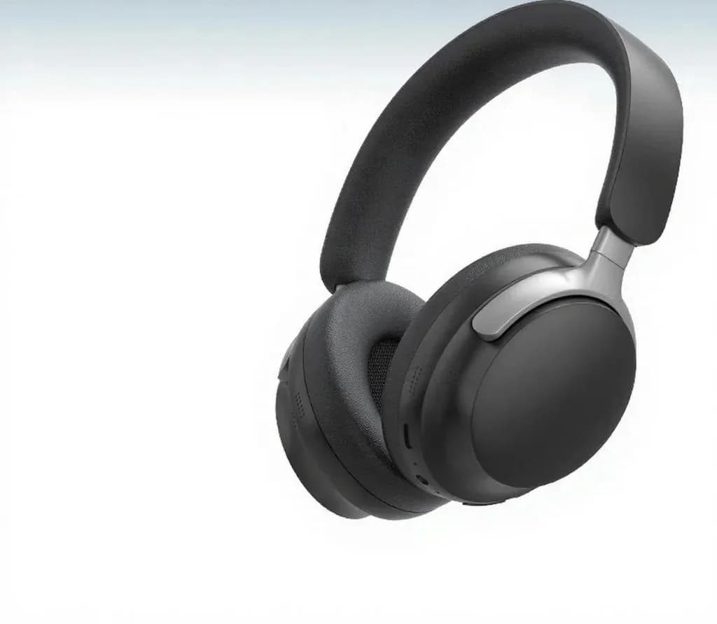 אוזניות אלחוטיות מעל האוזן עם רדיו FM וסוללה חזקה