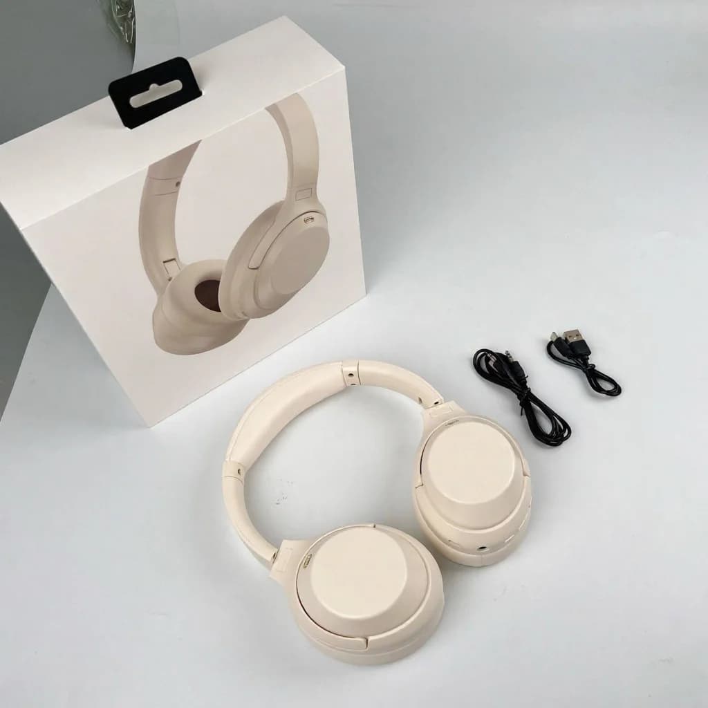 אוזניות אלחוטיות Bluetooth מעל האוזן עם ביטול רעשים אקטיבי