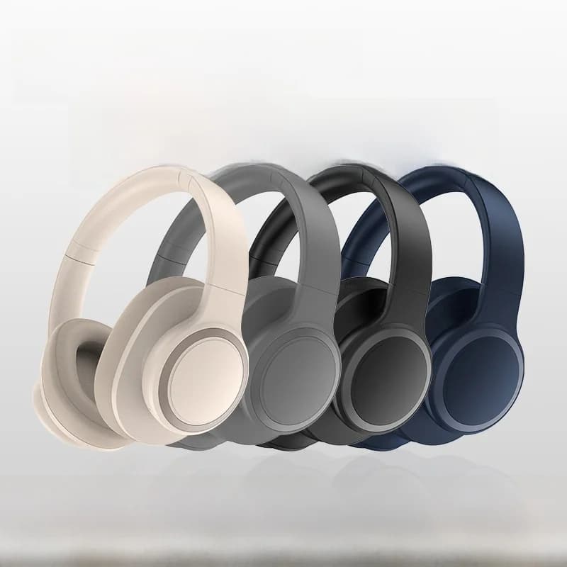 אוזניות Bluetooth Over-Ear עם ביטול רעשים אקטיבי ומיקרופון