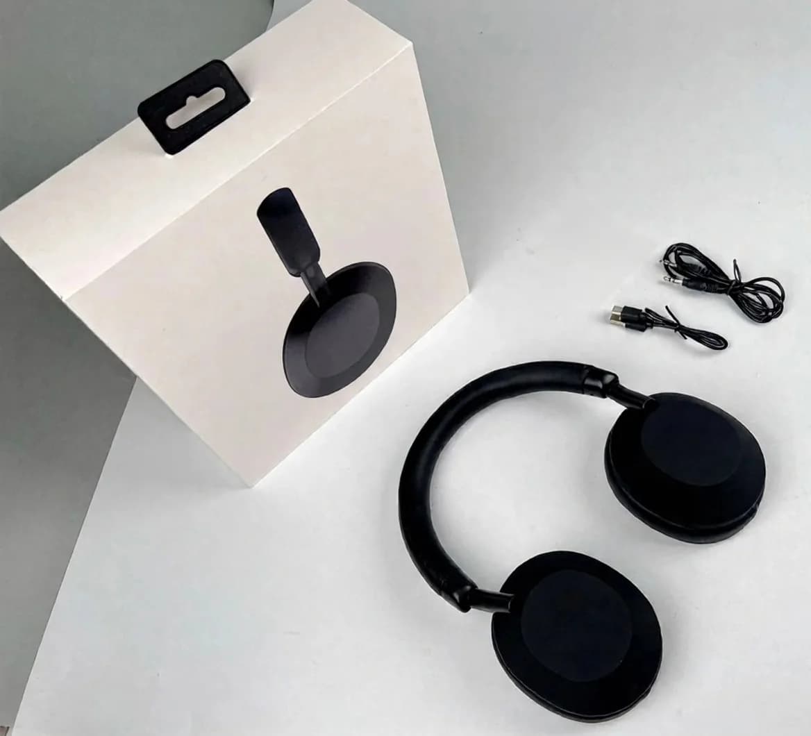 אוזניות Bluetooth אלחוטיות מעל האוזן עם ביטול רעשים אקטיבי (ANC)