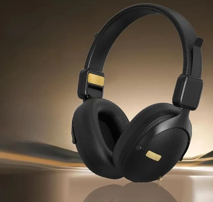 אוזניות אלחוטיות רטרו מעל האוזן עם Bluetooth 5.4 וסוללה חזקה