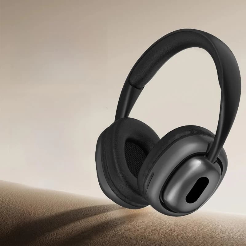 אוזניות Bluetooth קשת עם רדיו FM וחריץ לכרטיס TF