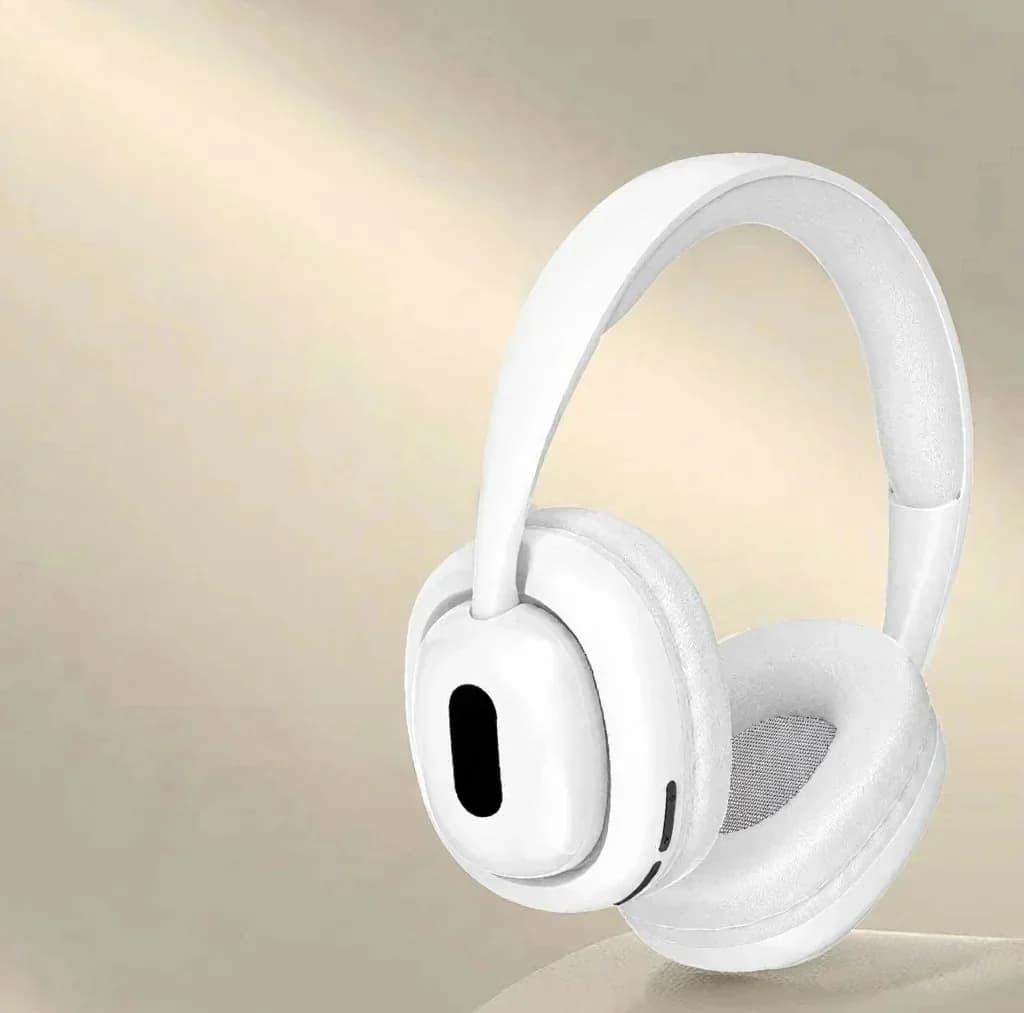 אוזניות Bluetooth קשת עם רדיו FM וחריץ לכרטיס TF