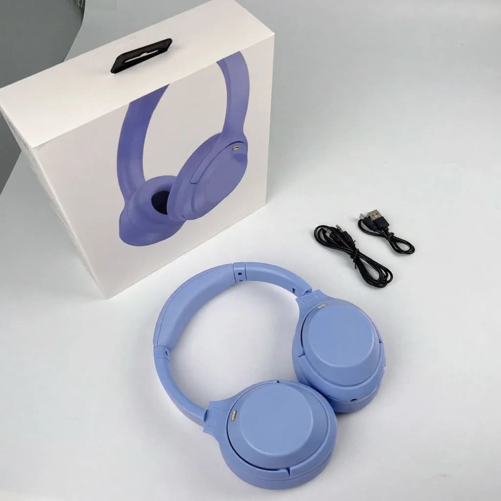 אוזניות אלחוטיות Bluetooth מעל האוזן עם ביטול רעשים אקטיבי