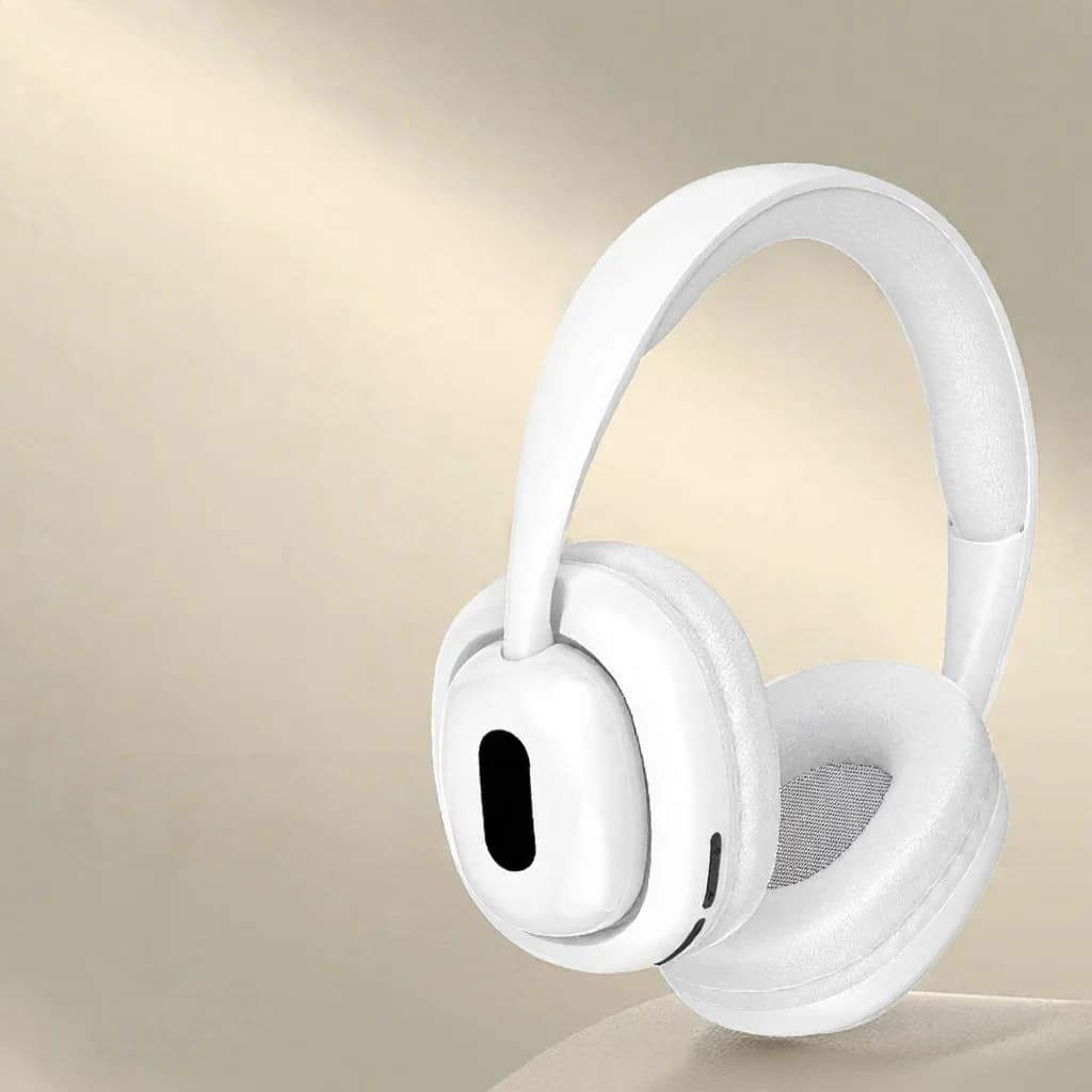 אוזניות Bluetooth קשת עם רדיו FM וחריץ לכרטיס TF