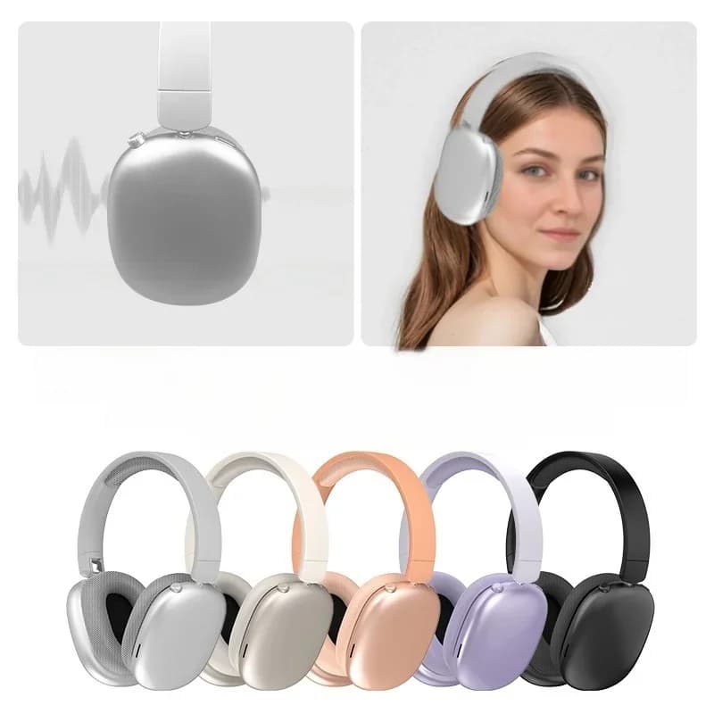 אוזניות אלחוטיות Bluetooth עם ביטול רעשים אקטיבי ומיקרופון