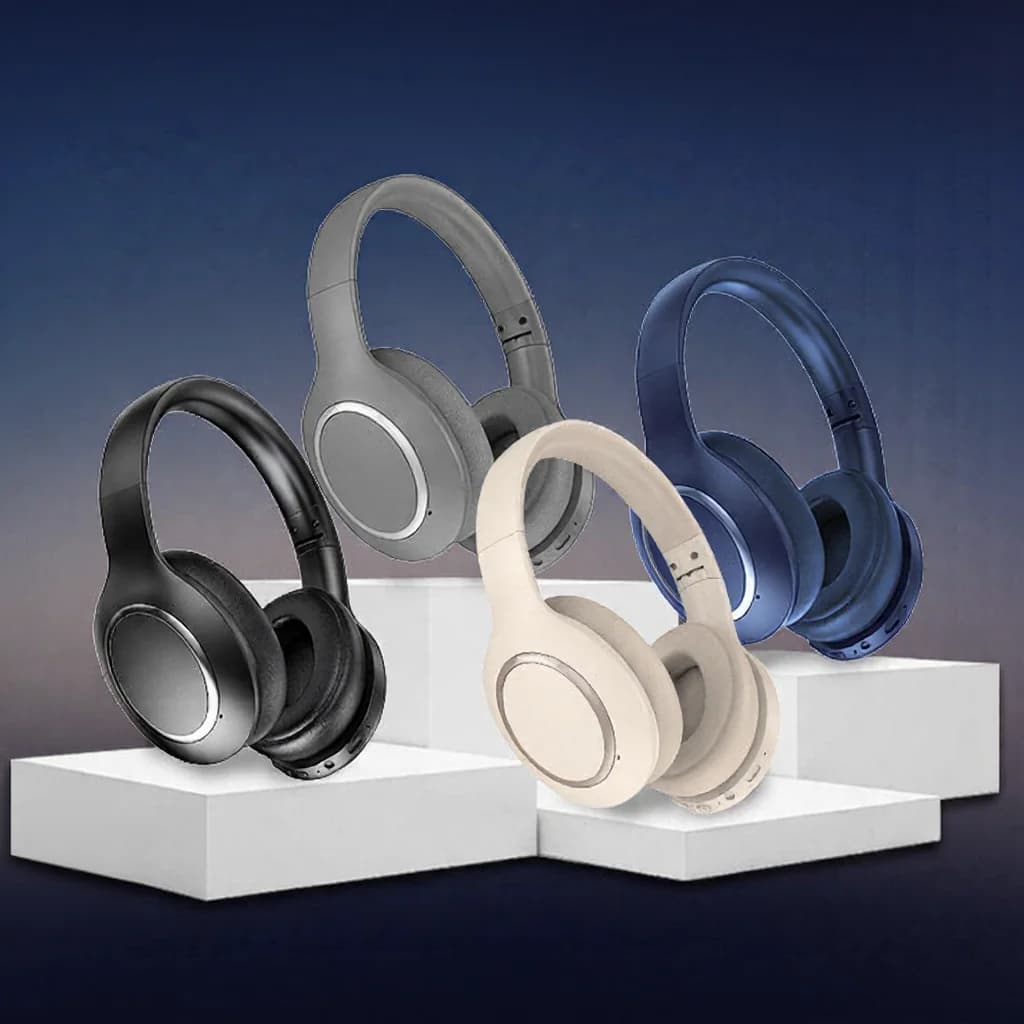 אוזניות בלוטות' Over-Ear עם ביטול רעשים אקטיבי וסוללה חזקה