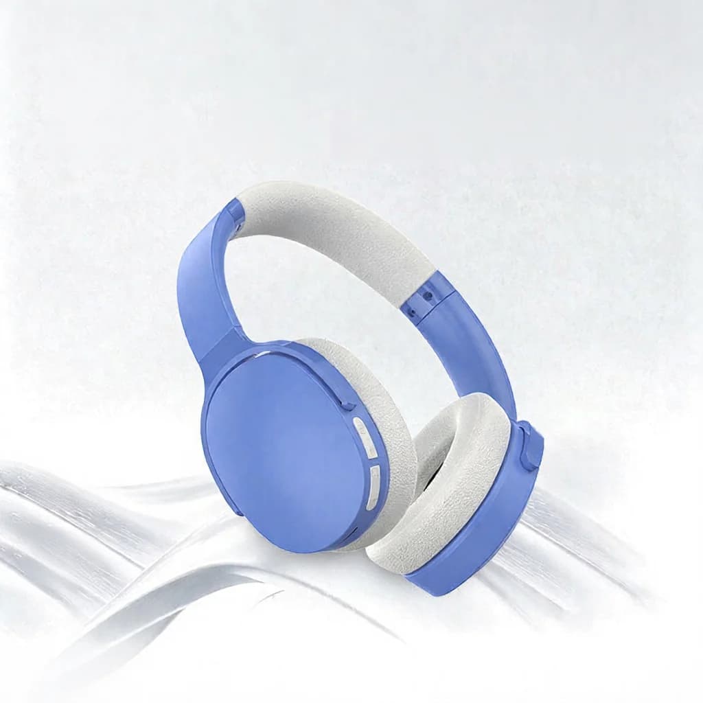 אוזניות Bluetooth מעל האוזן עם FM, כרטיס TF, מצבי EQ ומיקרופון