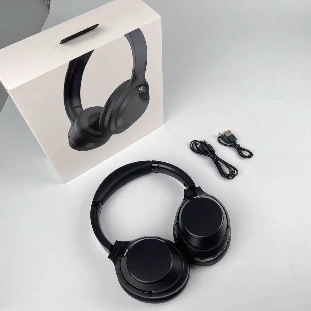 אוזניות אלחוטיות Bluetooth מעל האוזן עם ביטול רעשים אקטיבי