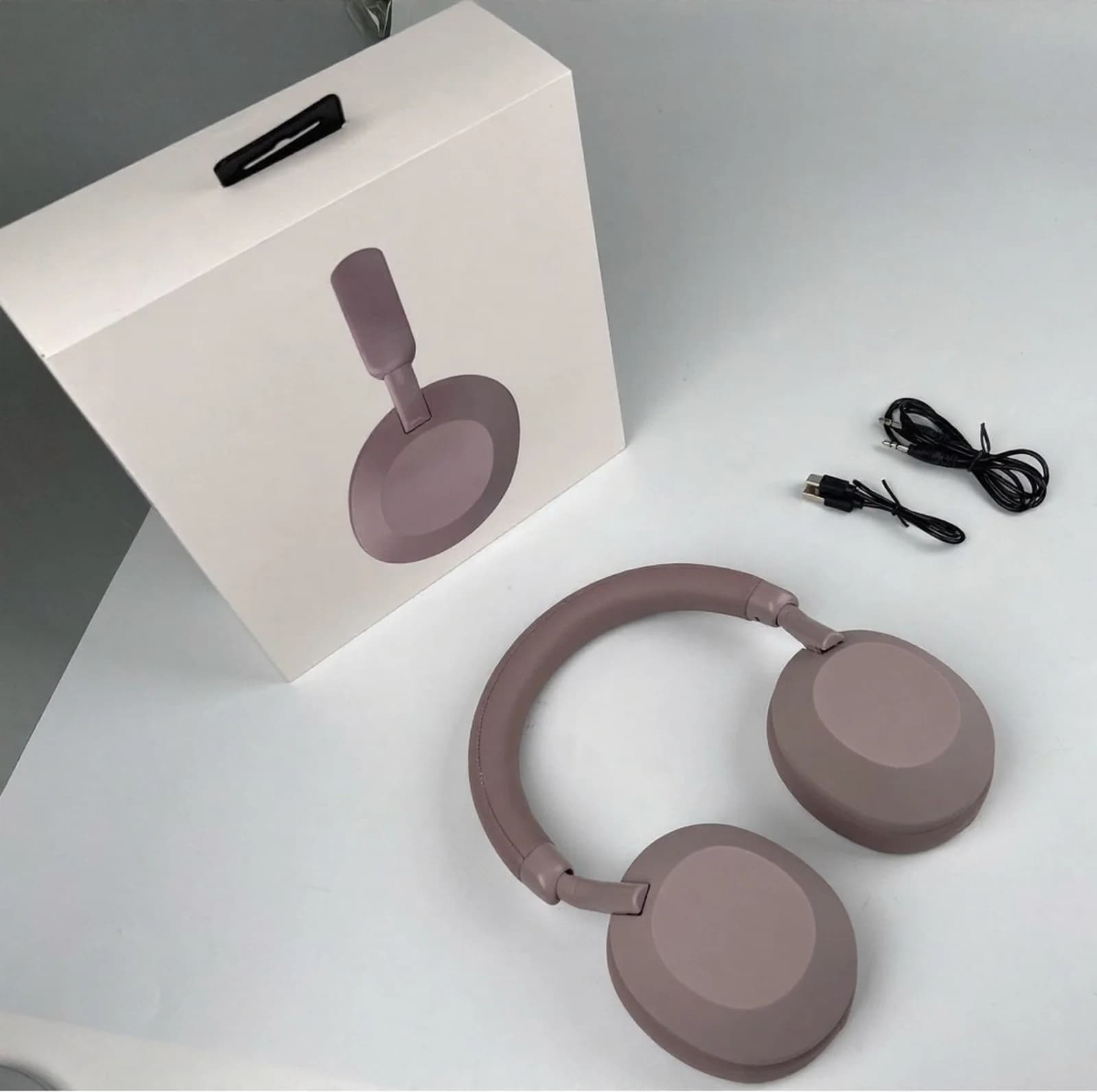 אוזניות Bluetooth אלחוטיות מעל האוזן עם ביטול רעשים אקטיבי (ANC)