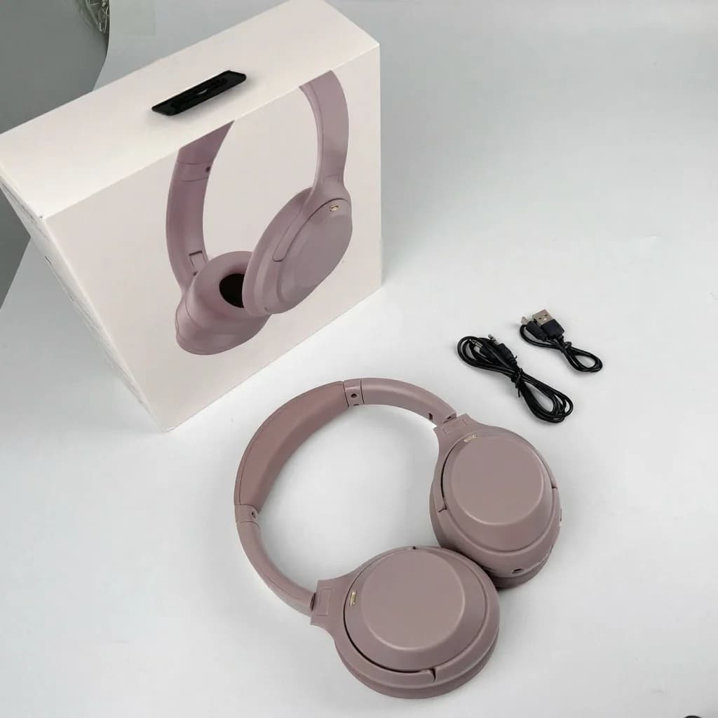 אוזניות אלחוטיות Bluetooth מעל האוזן עם ביטול רעשים אקטיבי