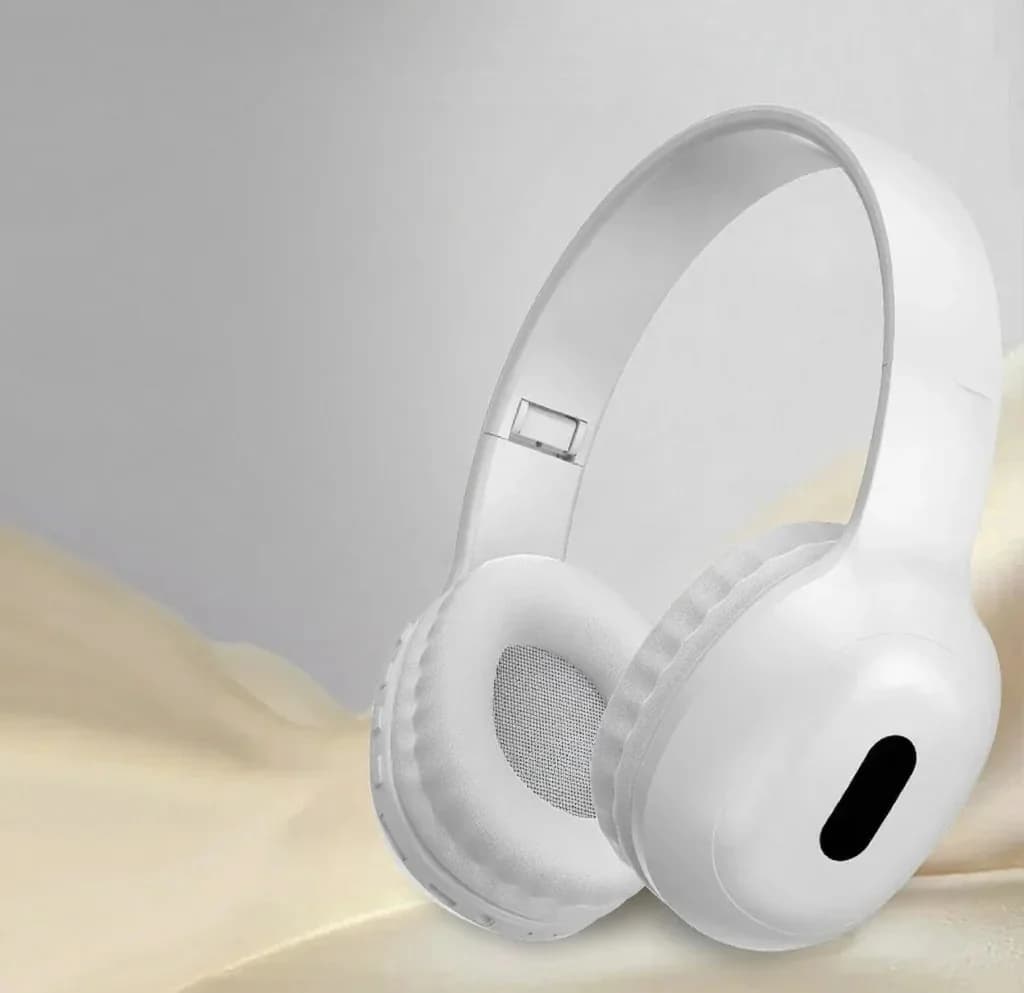 אוזניות Bluetooth מעל האוזן עם חריץ לכרטיס TF וכניסת AUX