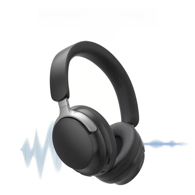 אוזניות Bluetooth אלחוטיות מעל האוזן עם סאונד סטריאו תלת-ממדי וסוללה חזקה
