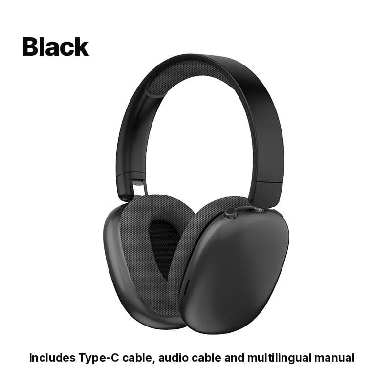 אוזניות אלחוטיות Bluetooth קשת עם רדיו FM וחריץ לכרטיס TF