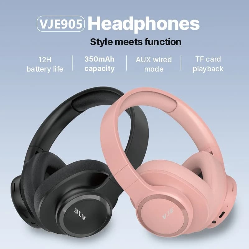 אוזניות אלחוטיות עם חיי סוללה ארוכים ו-Bluetooth 5.4
